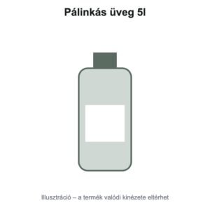 Pálinkás üveg 5l
