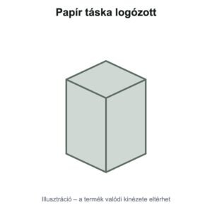 Papír táska logózott