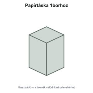 Papírtáska 1borhoz