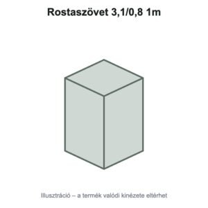 Rostaszövet 3,1/0,8 1m