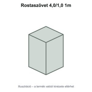 Rostaszövet 4,0/1,0 1m