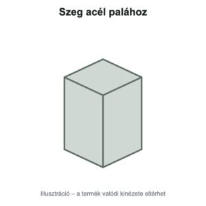 Szeg acél palához