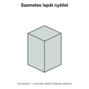 Szemetes lapát nyéllel