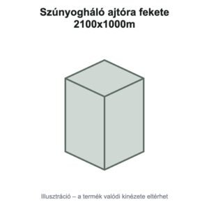 Szúnyogháló ajtóra fekete 2100x1000m