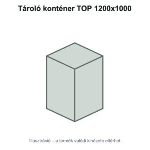 Tároló konténer TOP 1200x1000