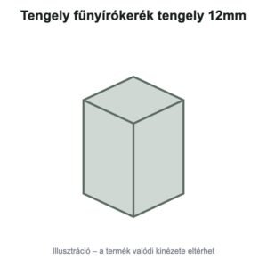 Tengely fűnyírókerék tengely 12mm