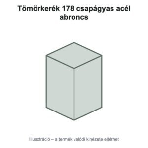 Tömörkerék 178 csapágyas acél abroncs