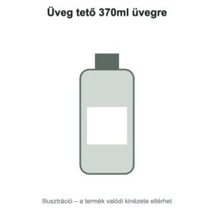 Üveg tető 370ml üvegre