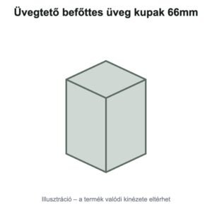 Üvegtető befőttes üveg kupak 66mm