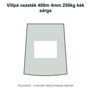 Villpá vezeték 400m 4mm 250kg kék sárga