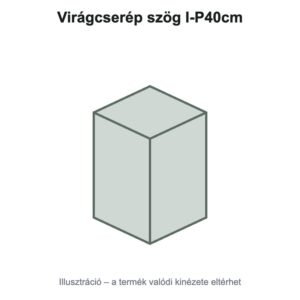 Virágcserép szög I-P40cm