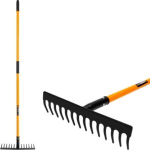 Kerti gereblye 14 fogú, üvegszálas nyéllel 1500 mm – Strend Pro