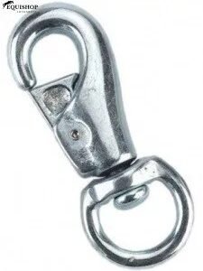Kétujjas karabiner 100 mm, nikkelezett