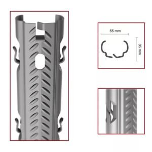 Közoszlop 55x35, 1,5 mm, ECO belső fül
