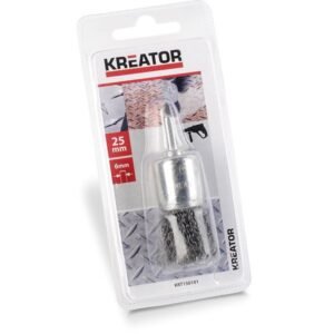 Kreator acél ecsetkefe fúróba 25 mm, 6 mm szár KRT150101
