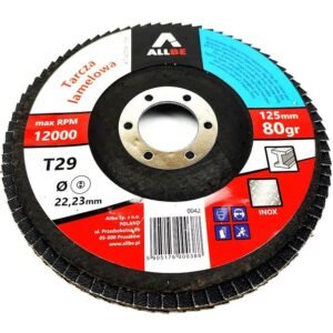 Lamellás csiszolótárcsa fémre 125 mm, 60-as