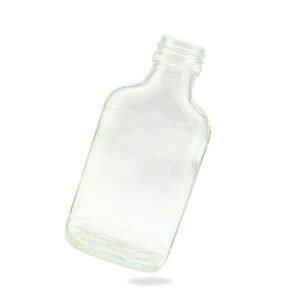 Lapos üvegpalack 0,1 l