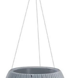 Lofly Square négyzetes kaspó 29 cm, antracit (Prosperplast)