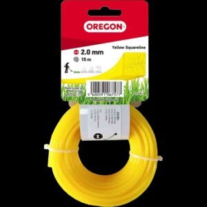Oregon damil 2,0 mm x 15 m szögletes, sárga