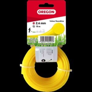 Oregon damil 2,4 mm x 15 m kerek, sárga