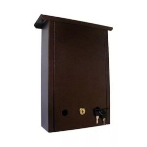 Postaláda állózáras, bronz 21x32 cm