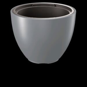 Prosperplast Heos 400 virágcserép, szürke, 39,5 × 30,2 cm