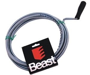 BEAST Profi csőtisztító spirál (csőgörény) 8 mm x 5 m, krómozott (628401)