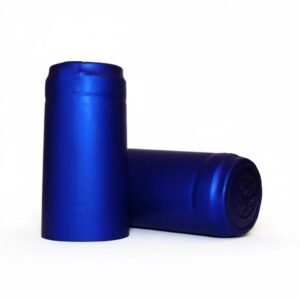 PVC kapszula 31x65 metálkék