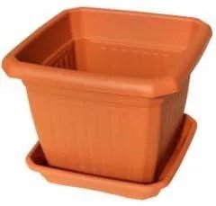 Szögletes cserépalátét 35 cm