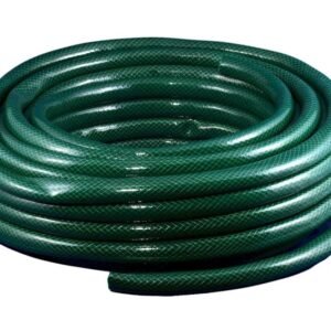 Szövetes PVC locsolótömlő 5/4", zöld