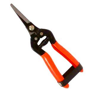 Szüretelő olló hajlított, 19 cm