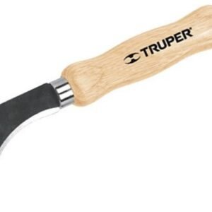 Truper NL-8 kacorkés / linóvágó kés, fa nyéllel, 19 cm