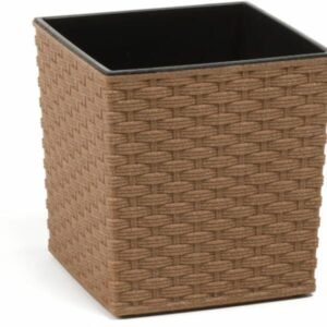 Virágcserép, Roma Eco, 40 cm, lábas, zöld (Lamela)