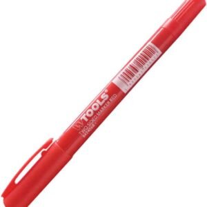 Wtools alkoholos filc kétvégű vékony+normál, piros